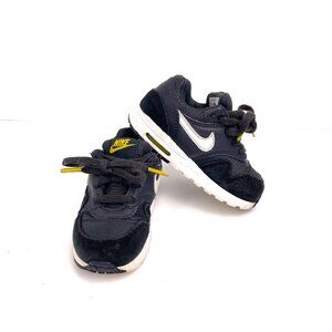 Nike Air Max 1 Toddler Shoes Navy Gray/Black Yellow 807604-017 Size 6C